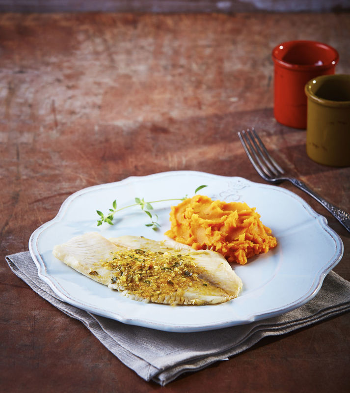 pescado-empapelado-con-pure-de-calabaza