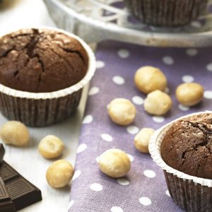 Muffins de banana y nueces sin gluten