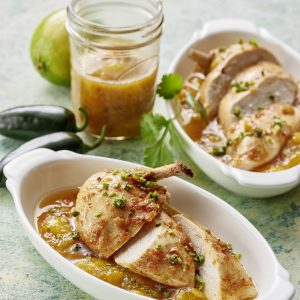 Pollo con miel y lima