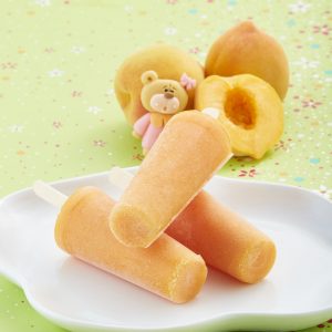 Paleta de durazno y banana