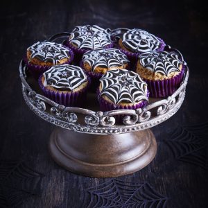 Cupcake tela de araña