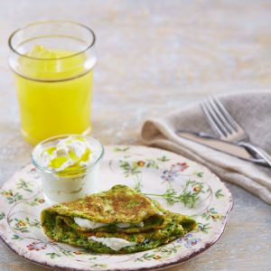 Omelette light de claras con verduras