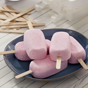 Palito helado de frambuesa