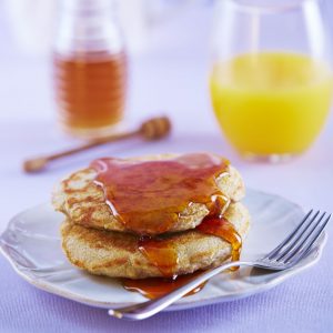 Panqueques de avena y chia