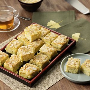 Pasteles de pistacho y coco