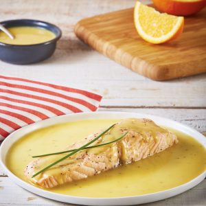 Salmon con naranja