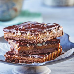 bocaditos de chocolate y dulce de leche