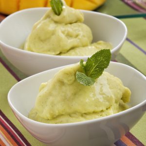 Helado de mango