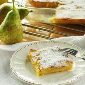 Tarta de manzana y peras