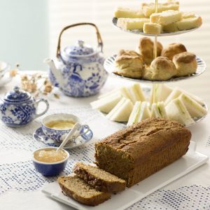 budin de manzana y especias