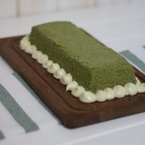 Flan de espinaca y arveja