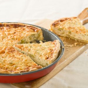 tarta de atun y aceitunas
