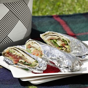 wrap de salmon ahumado
