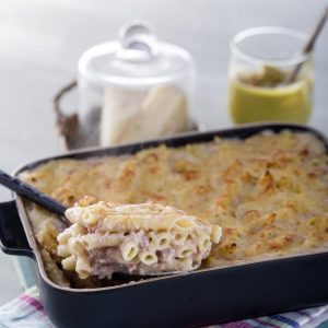 Macarrones con carne picada y queso manchego V 2-hpr