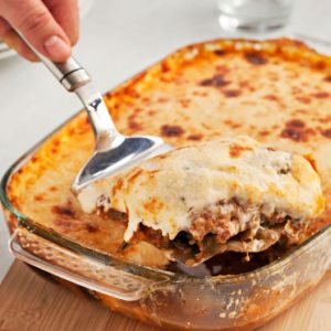 moussaka lentejas