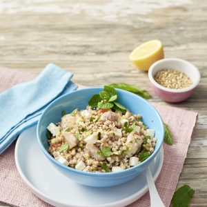 Ensalada de trigo sarraceno con pollo V 3-hpr