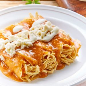 Enchiladas de pollo