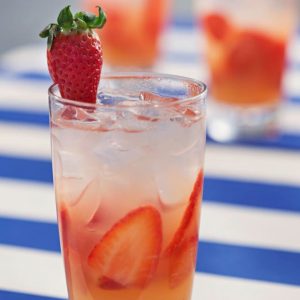 gin fizz de fresa