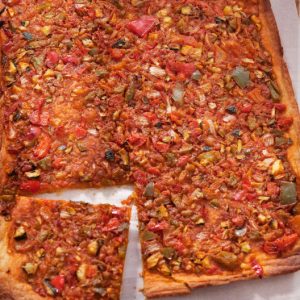 pizza de vegetales