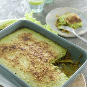 Lasana vegetal con bolonesa de soja V-hpr